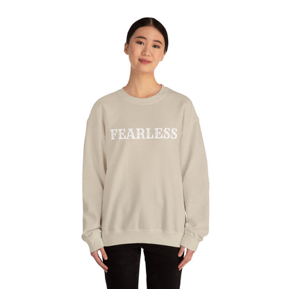 Fearless Crewneck Sweatshirt - Cozy Unisex Pullover, Motivational Gift for Her/Him, Perfect for Everyday Wear, Meaningful Style