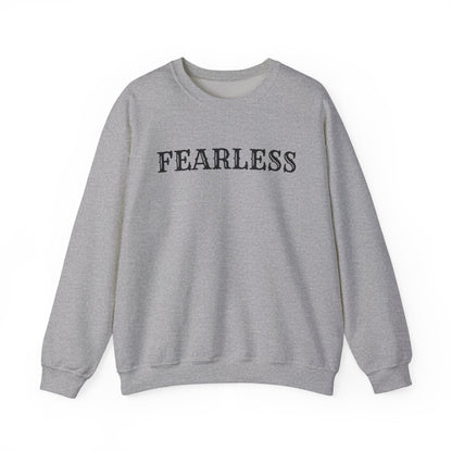 Fearless Unisex Crewneck Sweatshirt | Cozy Inspiration, Gift for Friends, Motivational Apparel, Everyday Wear, Casual Outfit