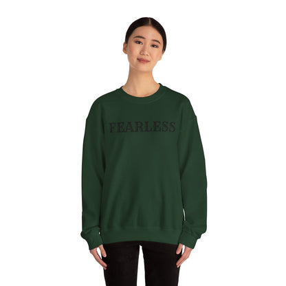 Fearless Unisex Crewneck Sweatshirt | Cozy Inspiration, Gift for Friends, Motivational Apparel, Everyday Wear, Casual Outfit