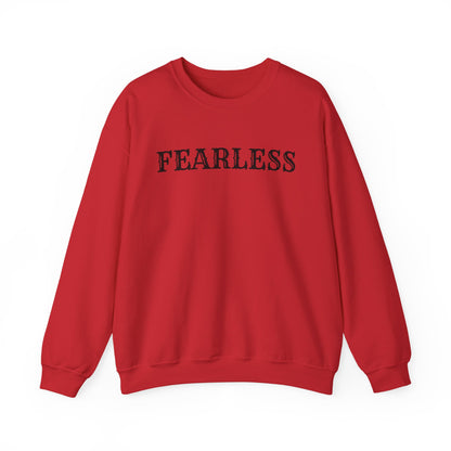 Fearless Unisex Crewneck Sweatshirt | Cozy Inspiration, Gift for Friends, Motivational Apparel, Everyday Wear, Casual Outfit
