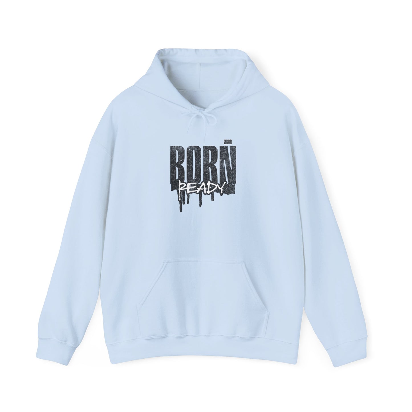 Born Ready Unisex Heavy Blend™ Hoodie - Cozy Streetwear for Motivation, Comfortable Gift, Everyday Wear, Casual Hoodie, Ideal for Relaxation